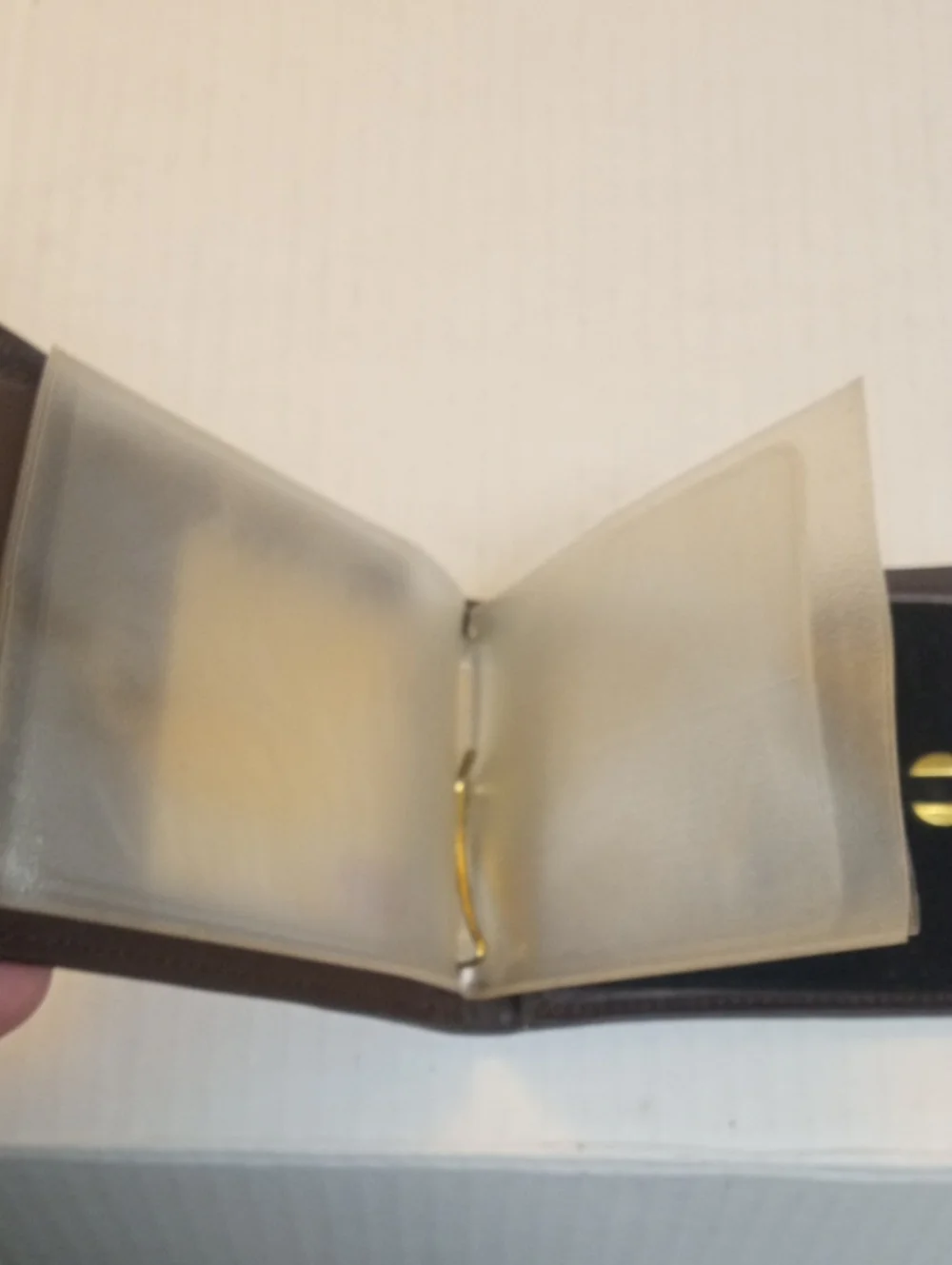 Vintage Brown Billfold Wallet Buxton 1980s With Original Price Tags